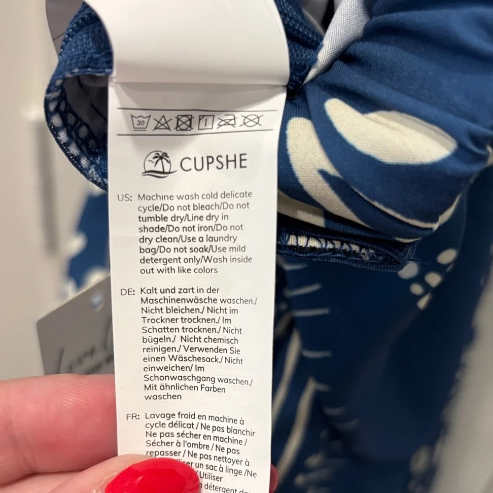 NWT Cupshe Patterned Palazzo Pants - Picture 9 of 9